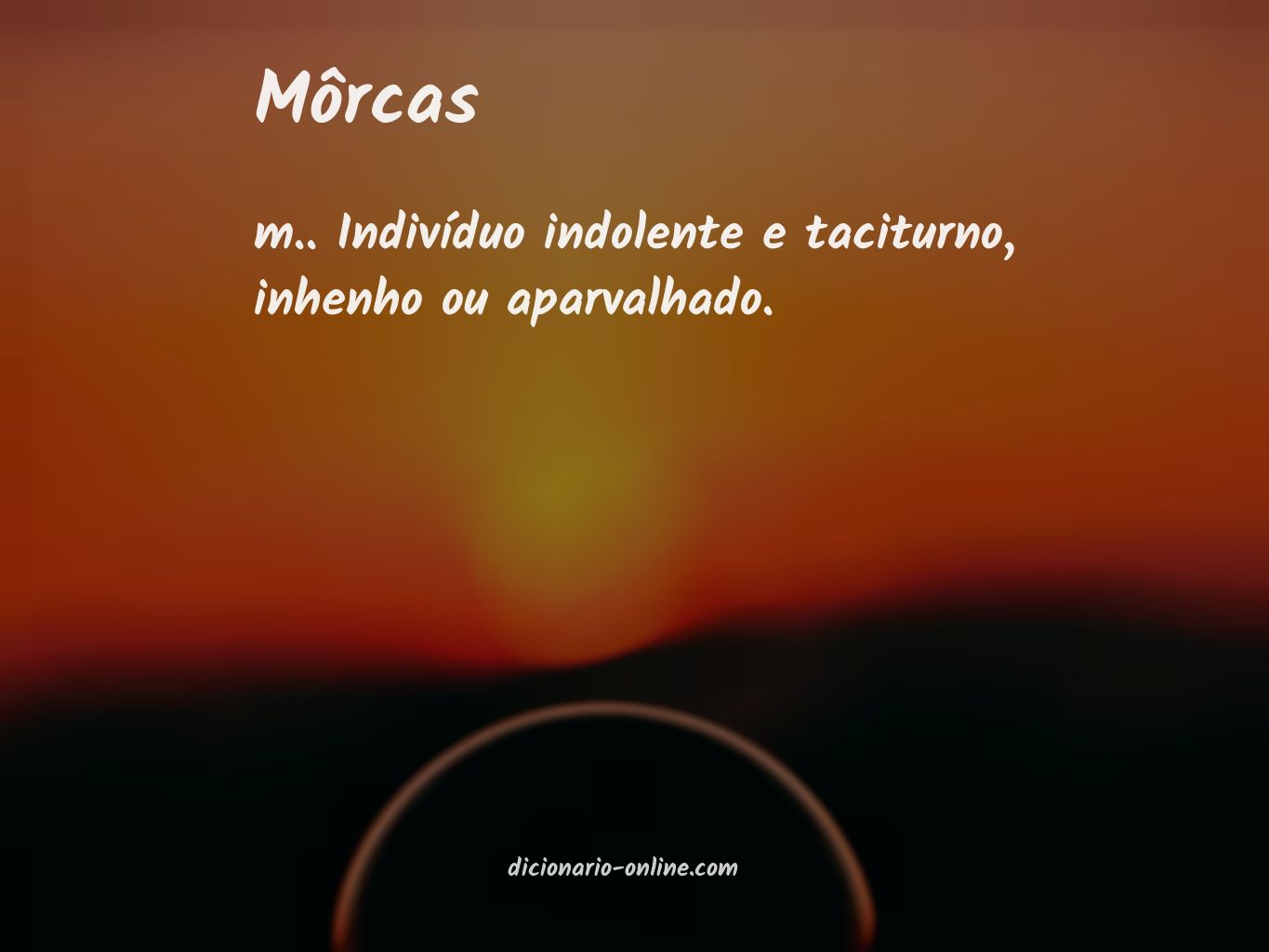 Significado de môrcas