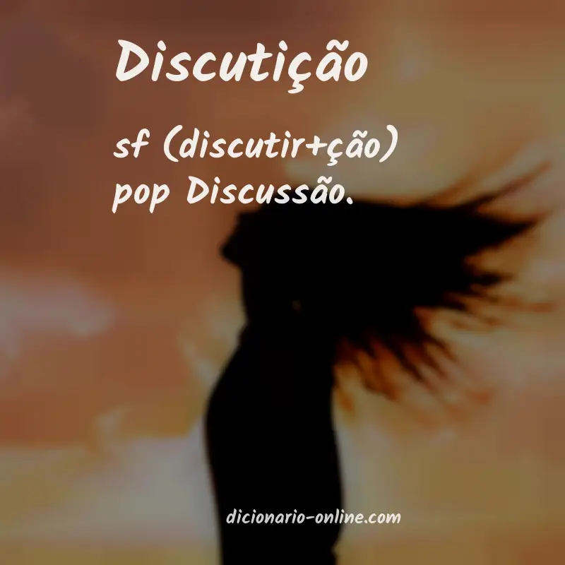 Significado de discutição