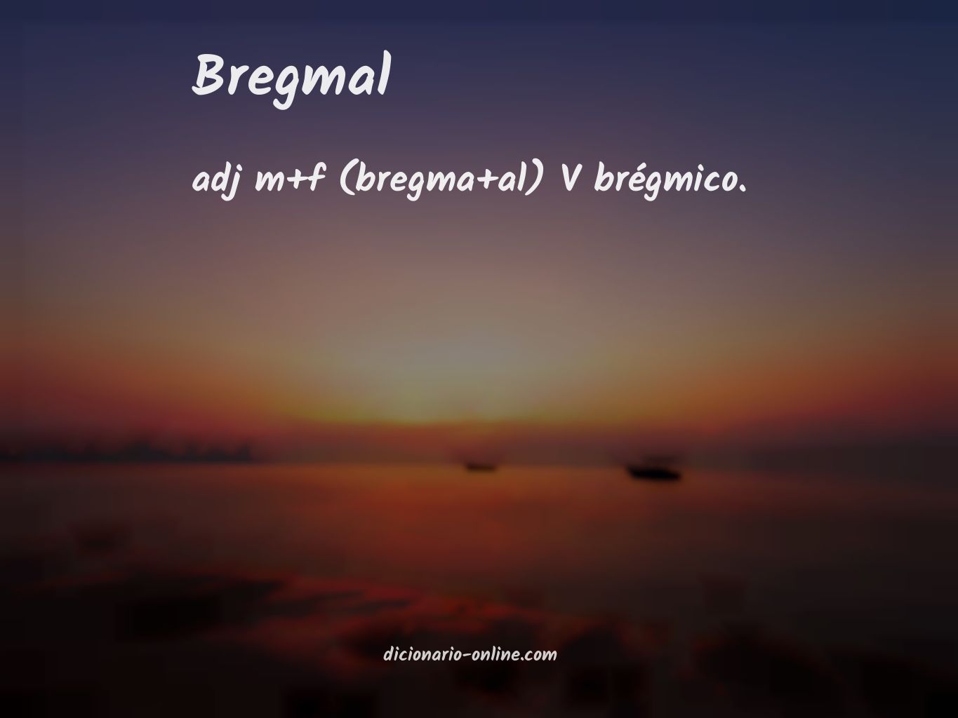 Significado de bregmal