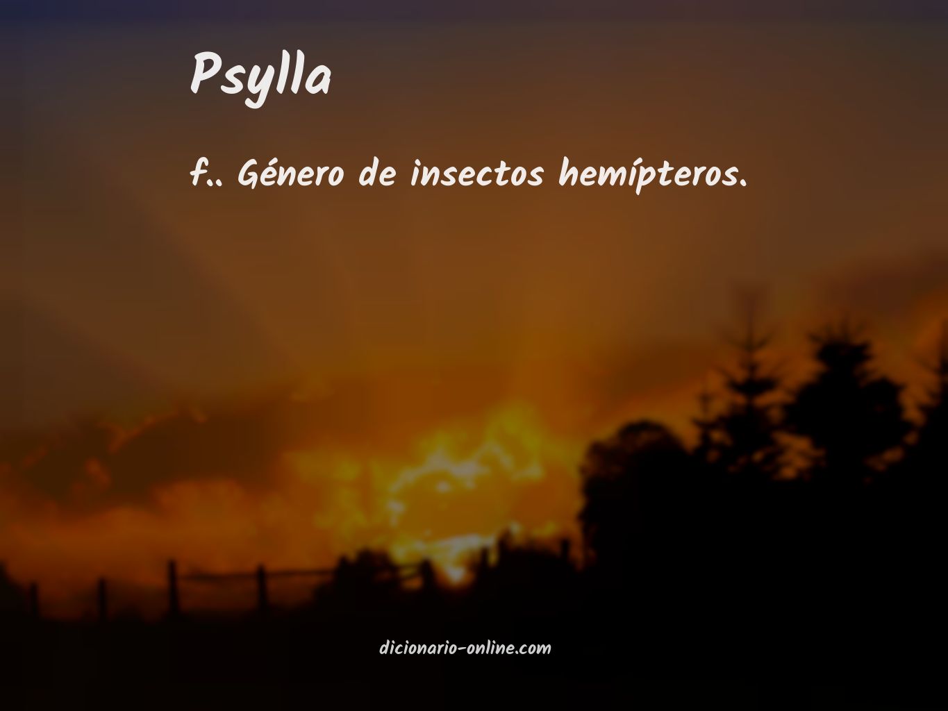 Significado de psylla