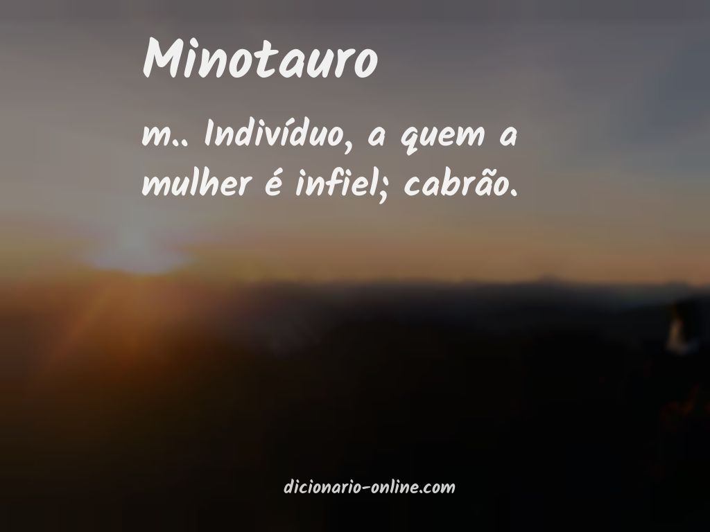 Significado de minotauro