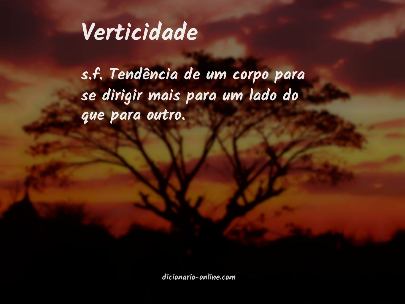 Significado de verticidade