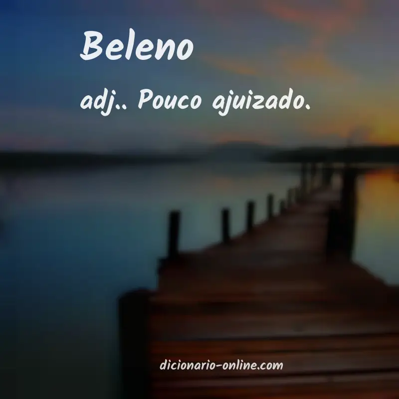 Significado de beleno