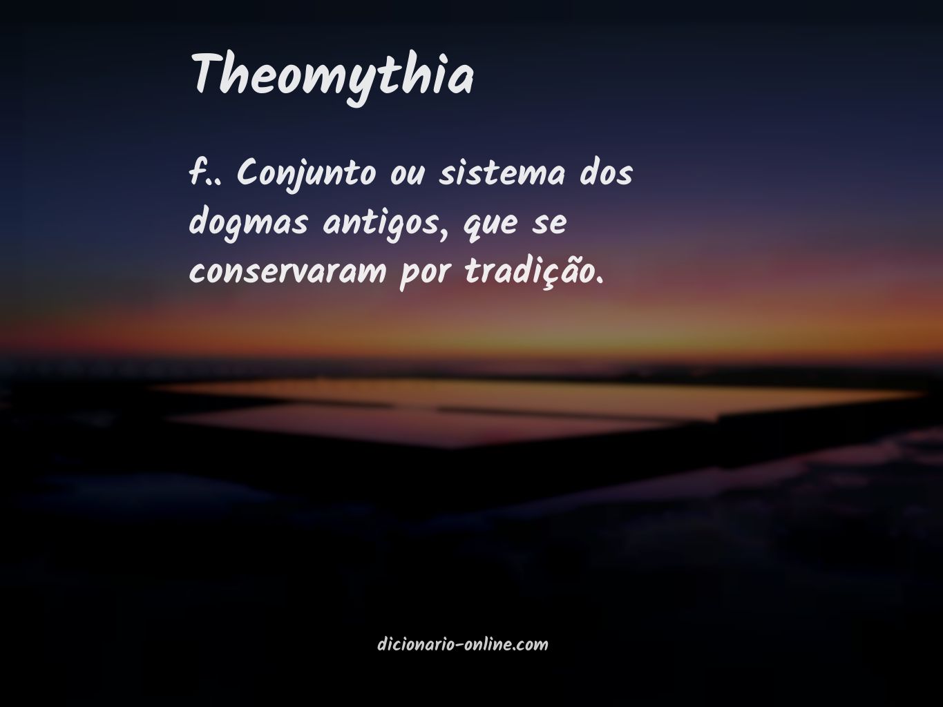 Significado de theomythia
