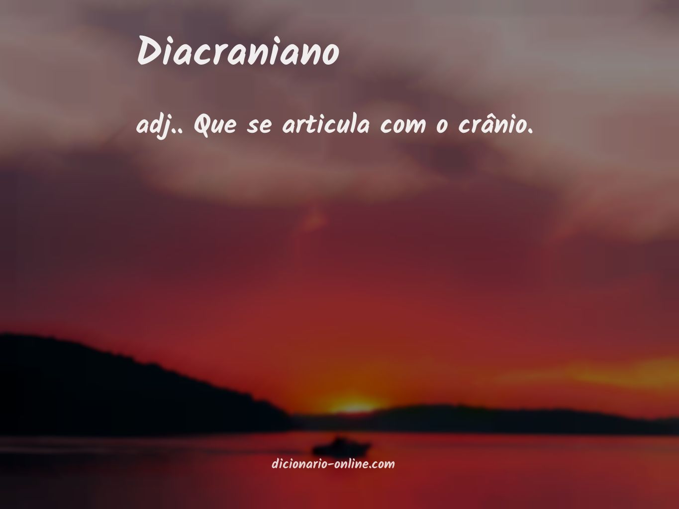 Significado de diacraniano