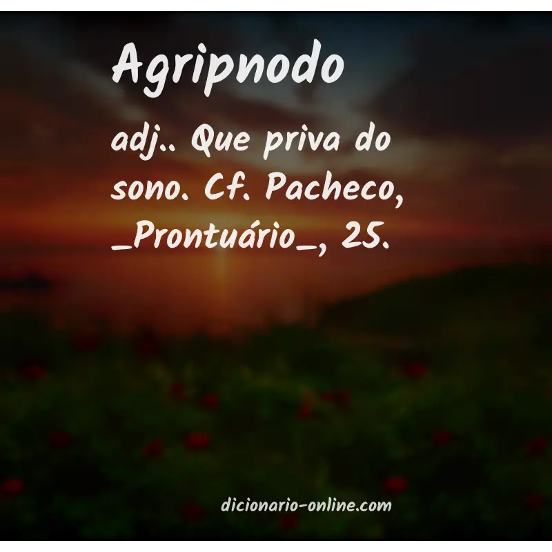 Significado de agripnodo