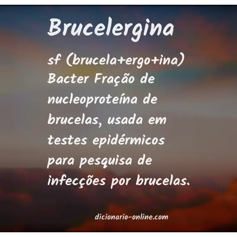 Significado de brucelergina