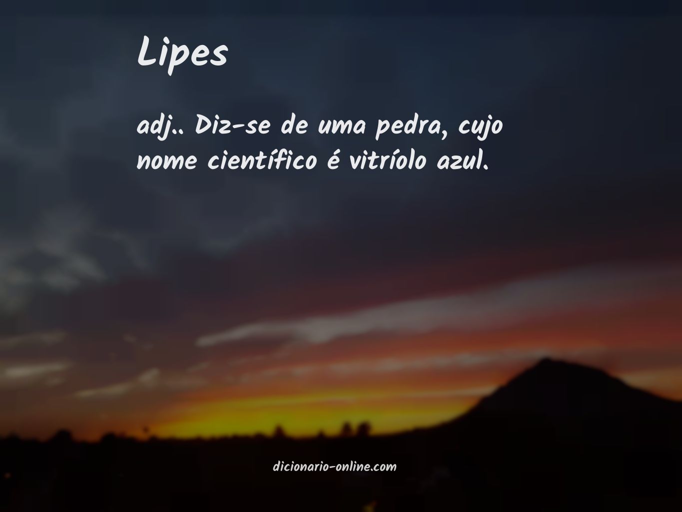 Significado de lipes