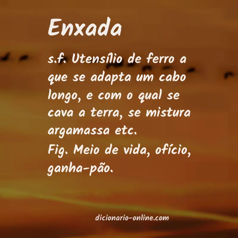 Significado de enxada