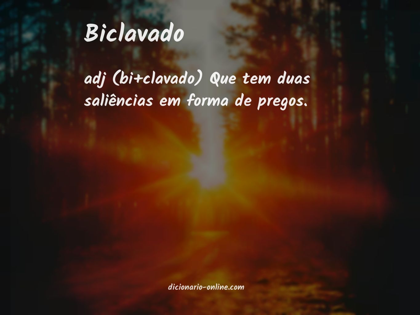 Significado de biclavado