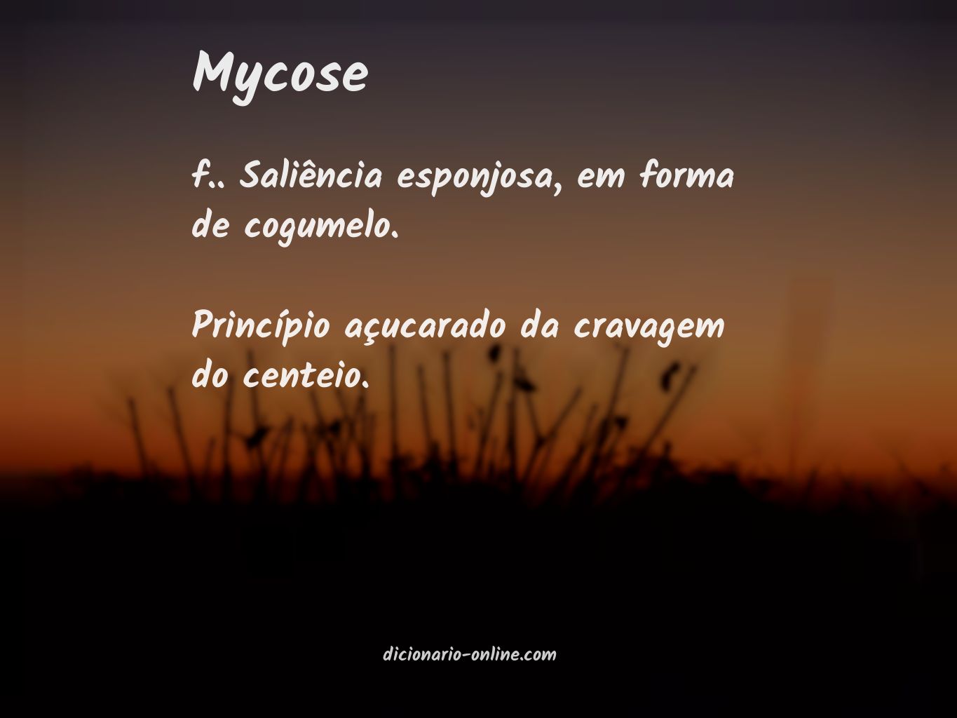 Significado de mycose