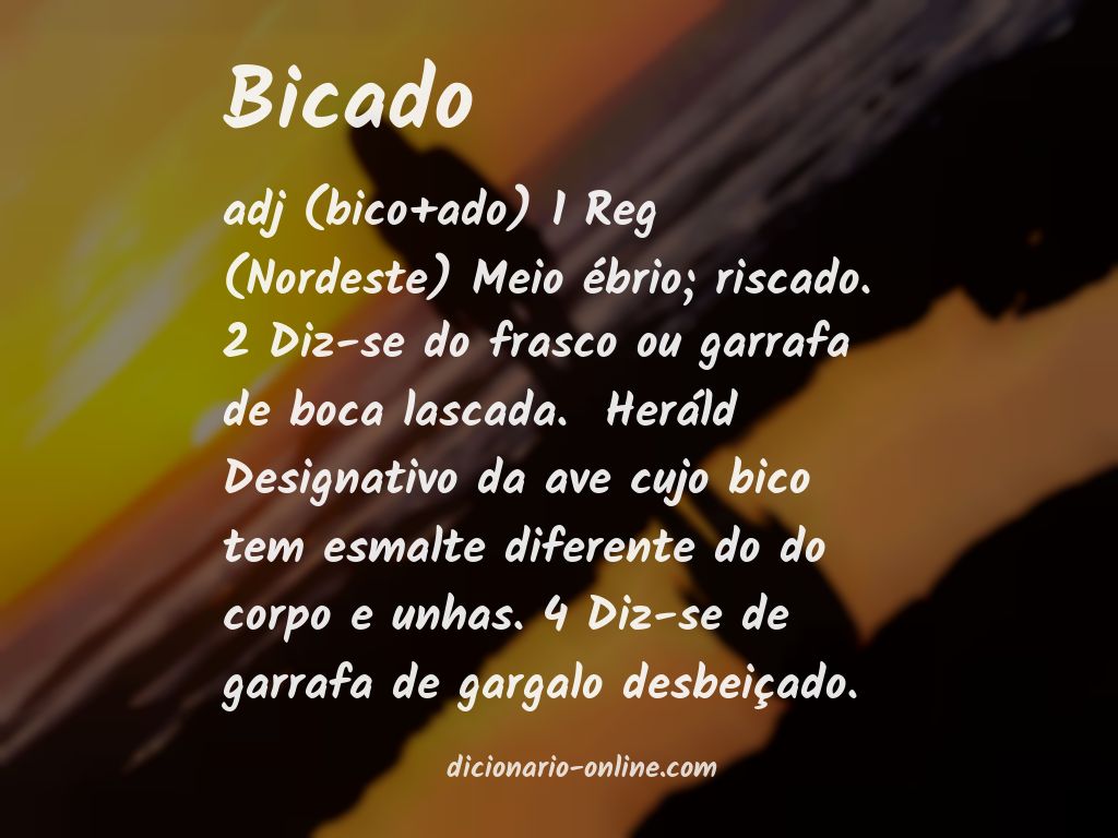 Significado de bicado