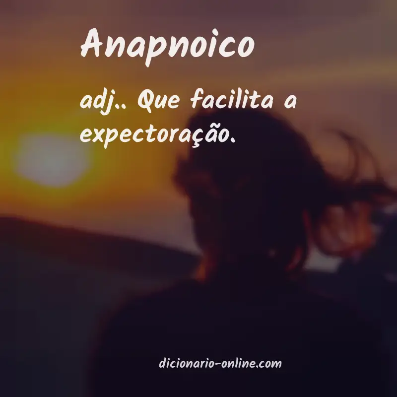 Significado de anapnoico