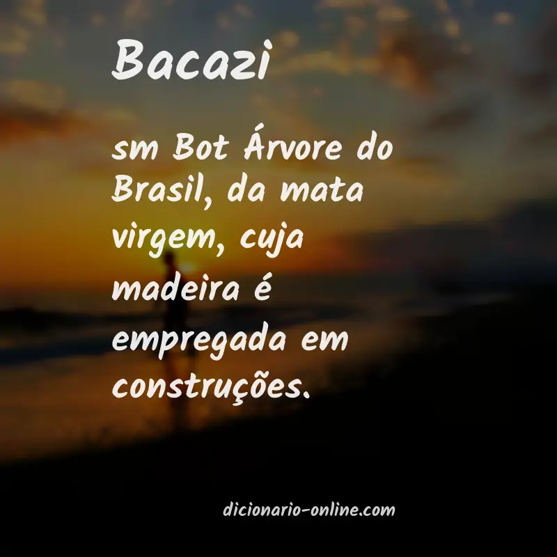 Significado de bacazi