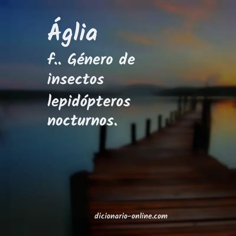 Significado de áglia