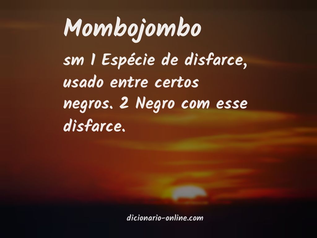 Significado de mombojombo