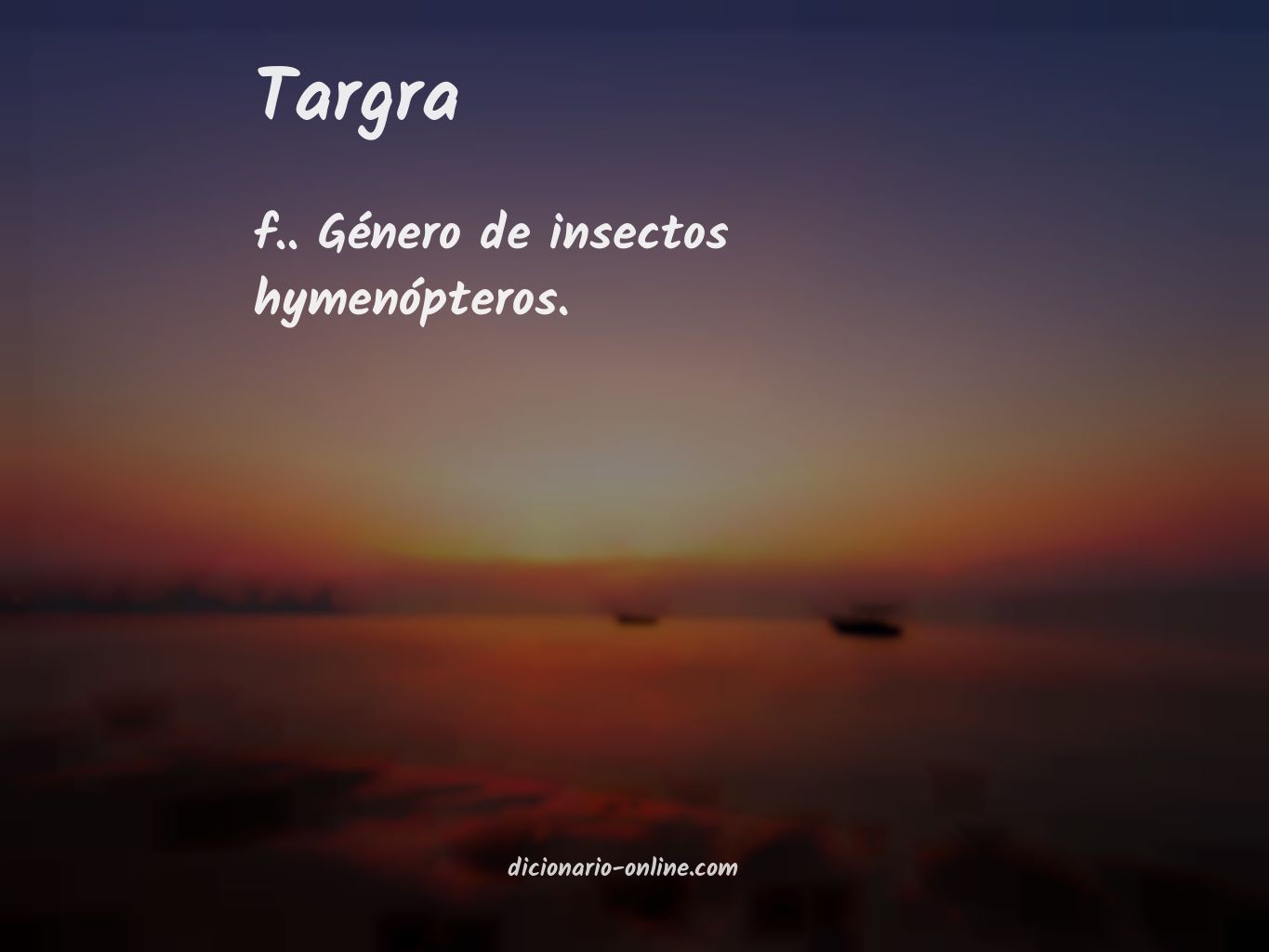 Significado de targra