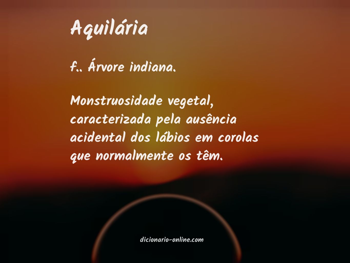 Significado de aquilária