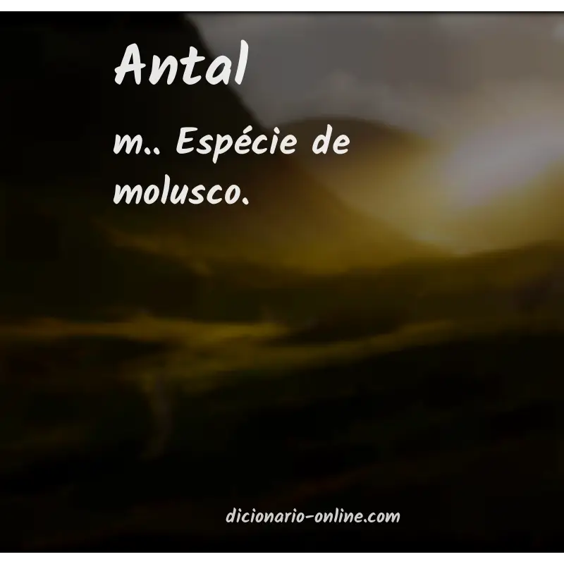 Significado de antal