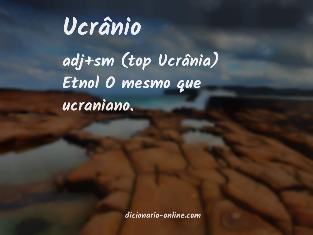 Significado de ucrânio