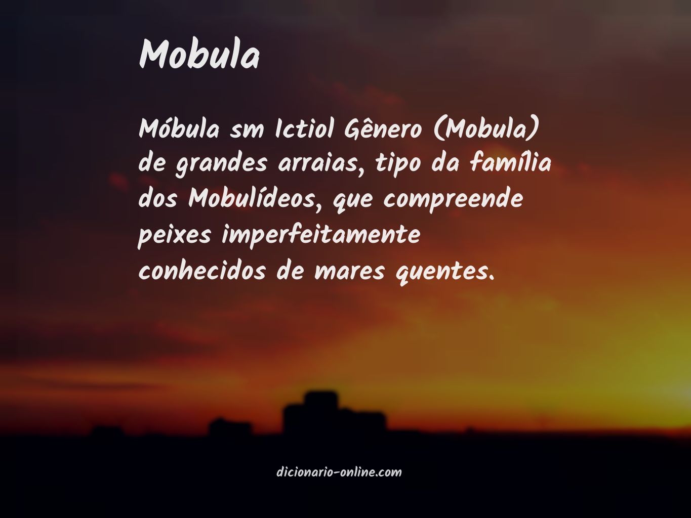 Significado de mobula