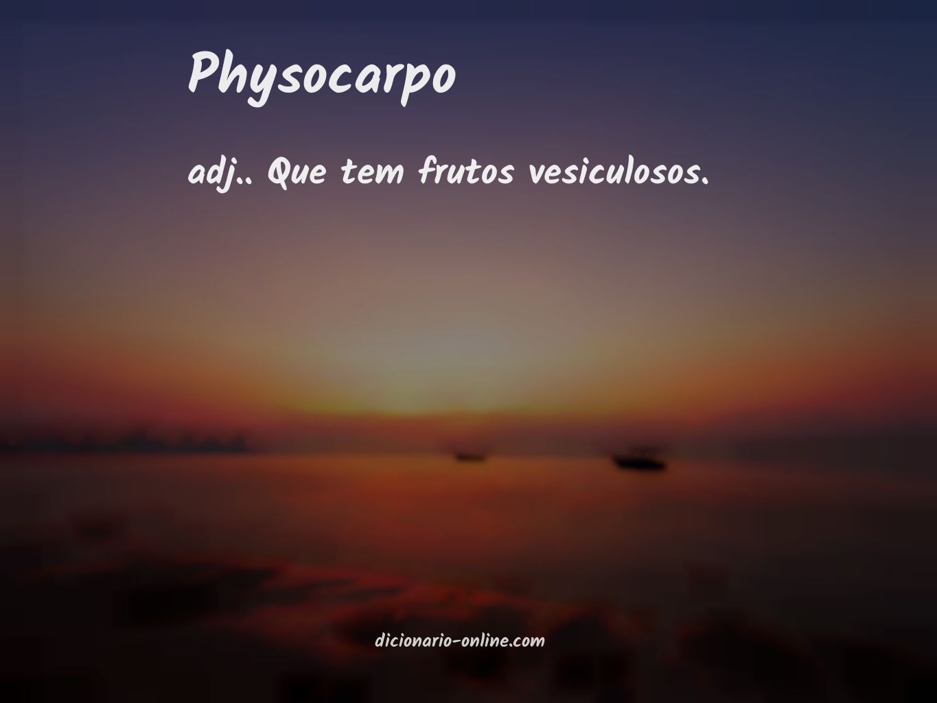 Significado de physocarpo