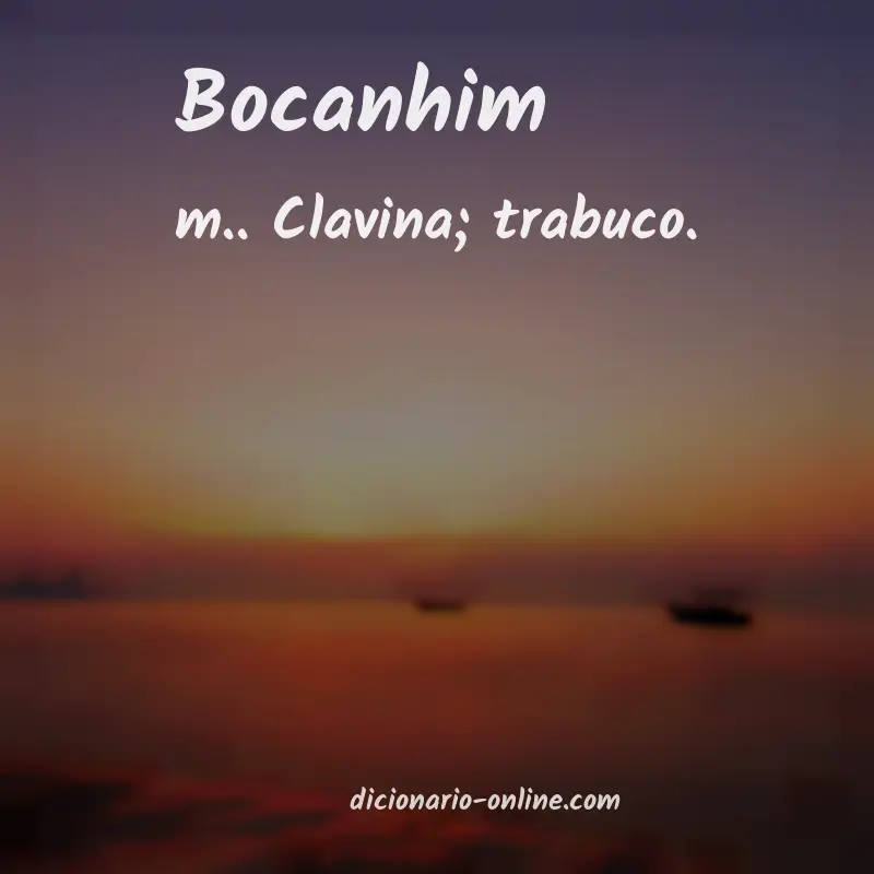Significado de bocanhim