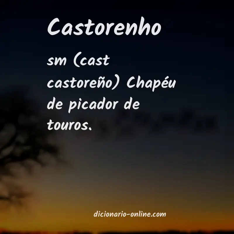 Significado de castorenho