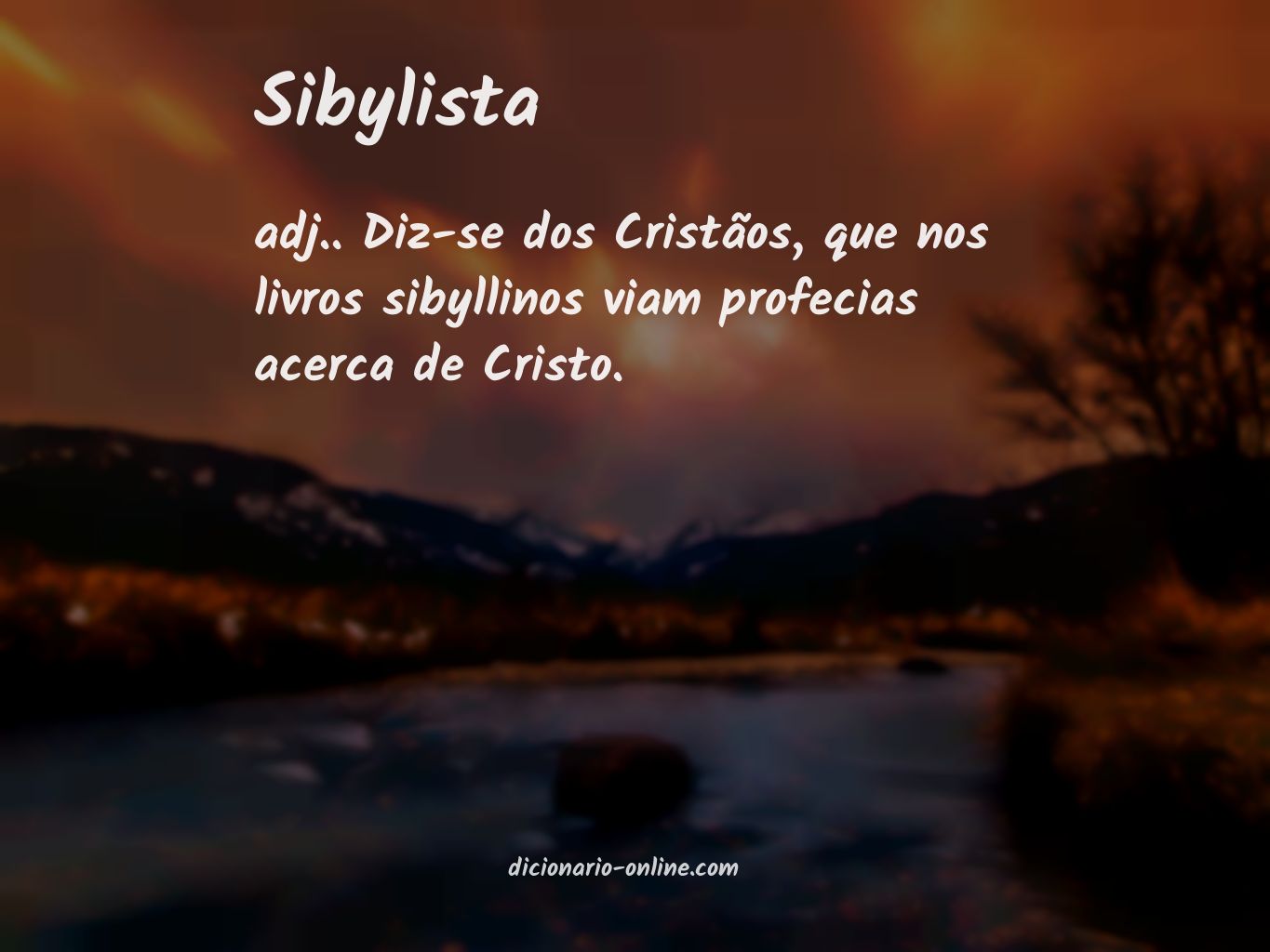 Significado de sibylista