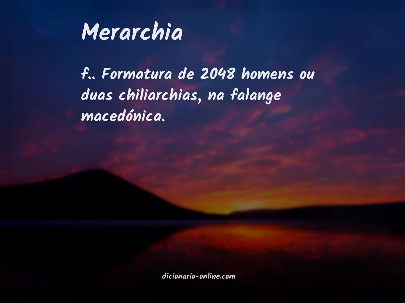 Significado de merarchia