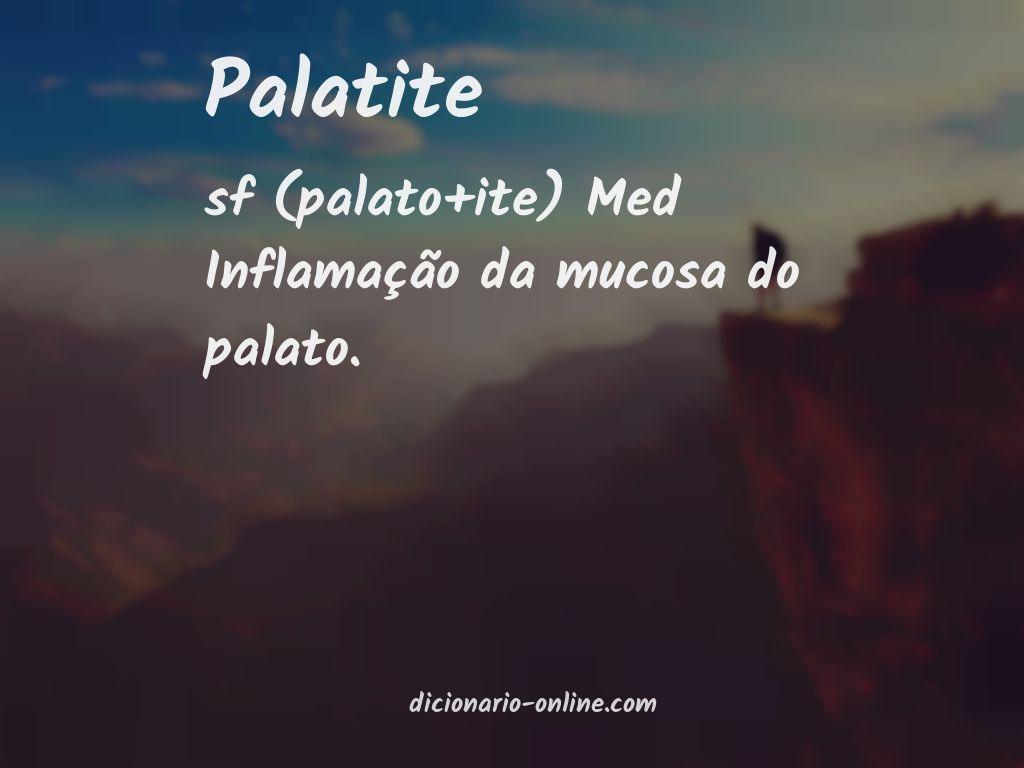 Significado de palatite