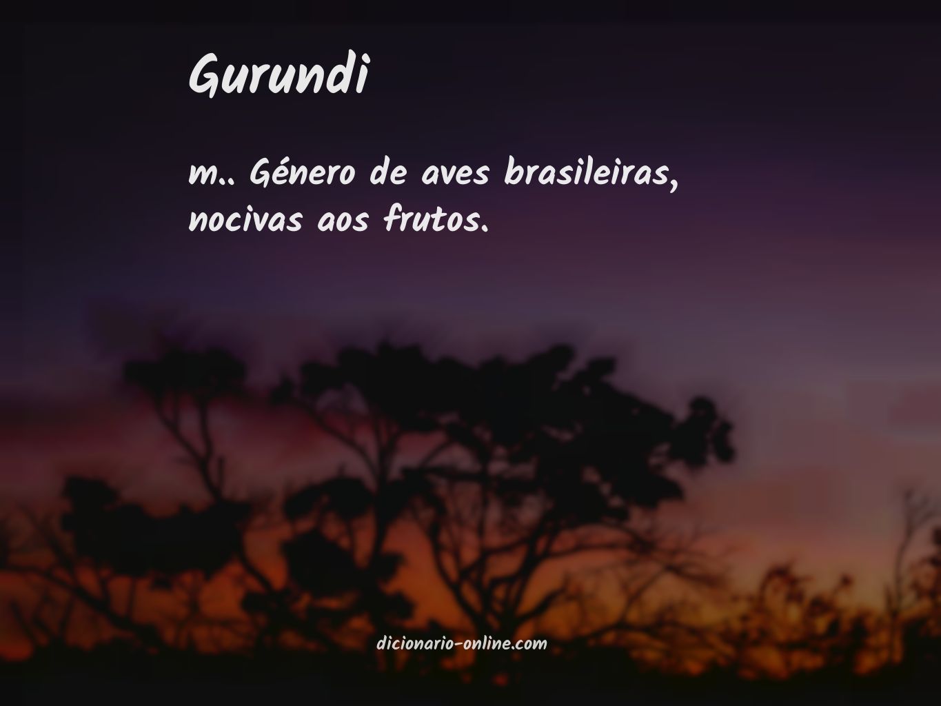 Significado de gurundi