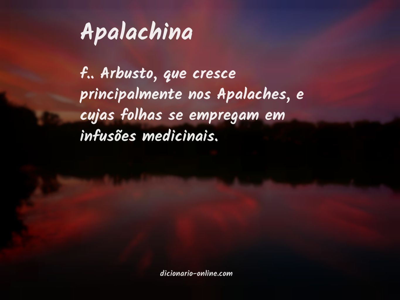 Significado de apalachina