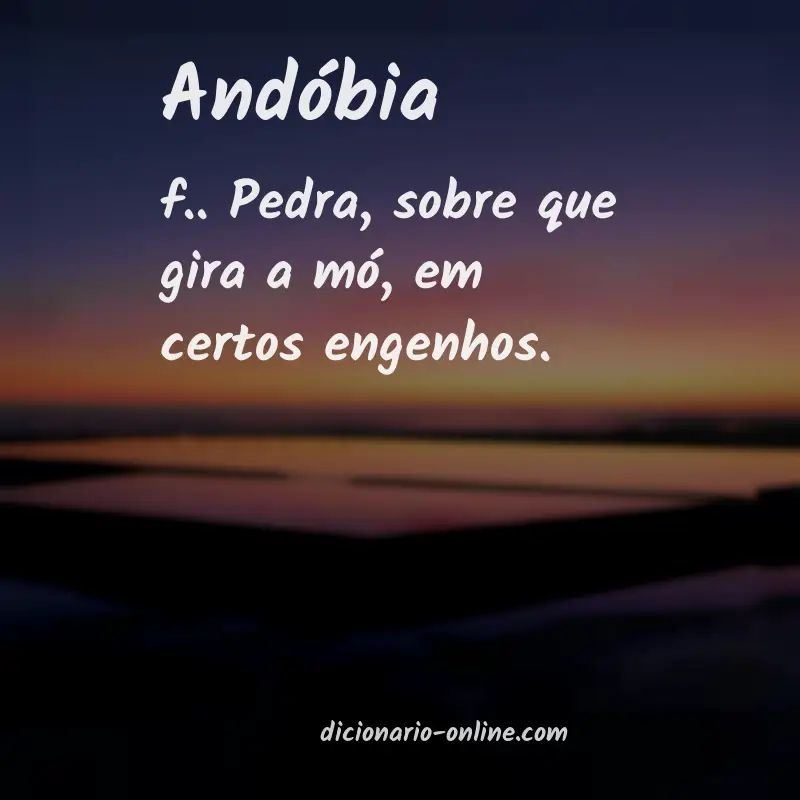 Significado de andóbia