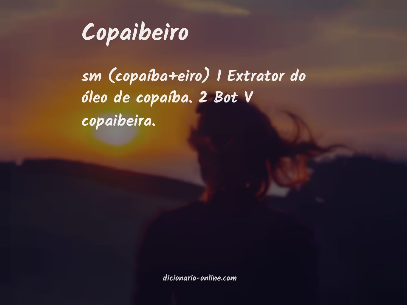 Significado de copaibeiro