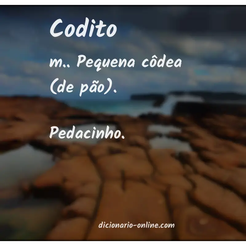 Significado de codito