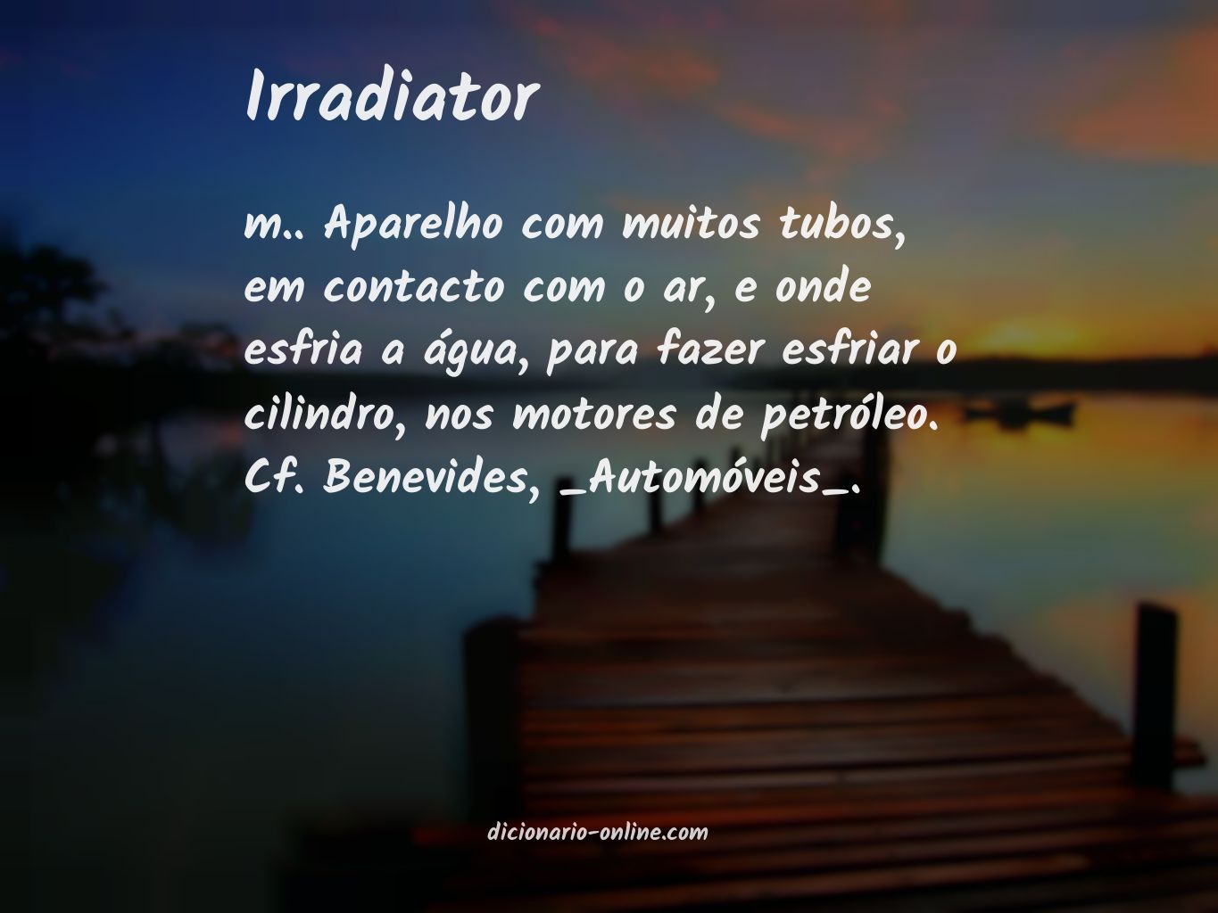 Significado de irradiator