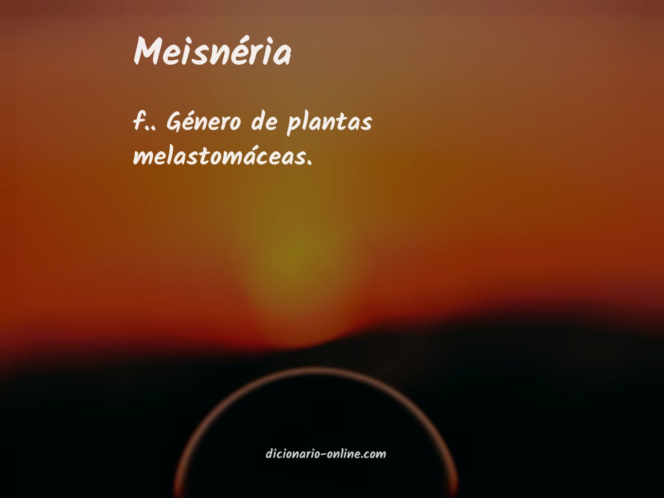 Significado de meisnéria