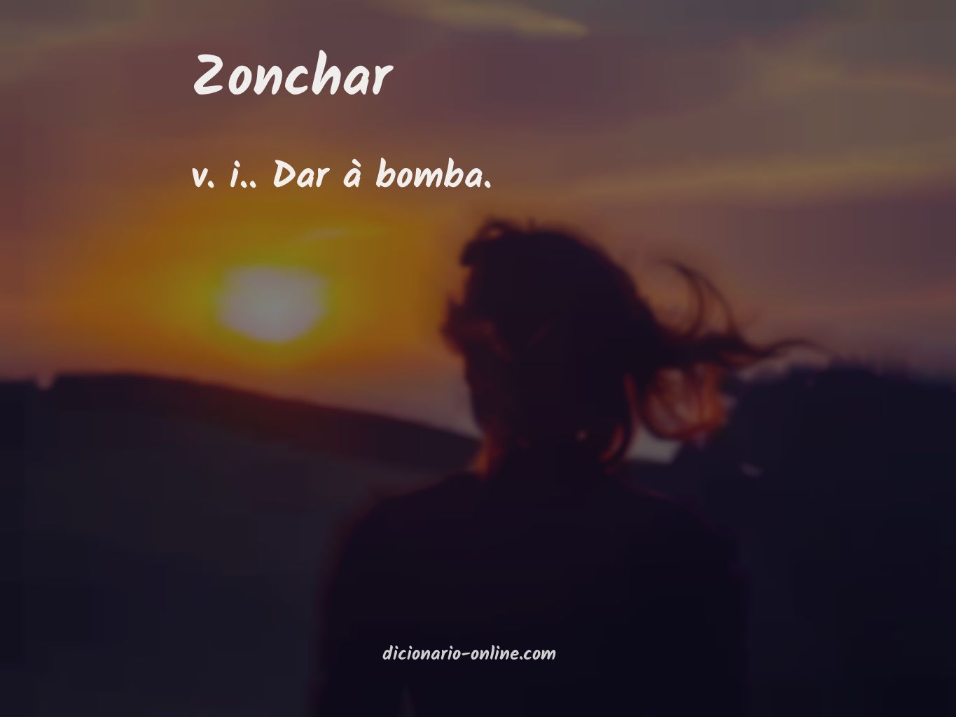 Significado de zonchar