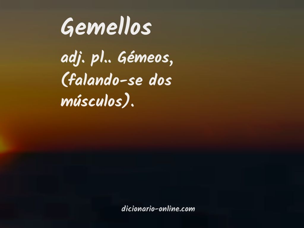 Significado de gemellos