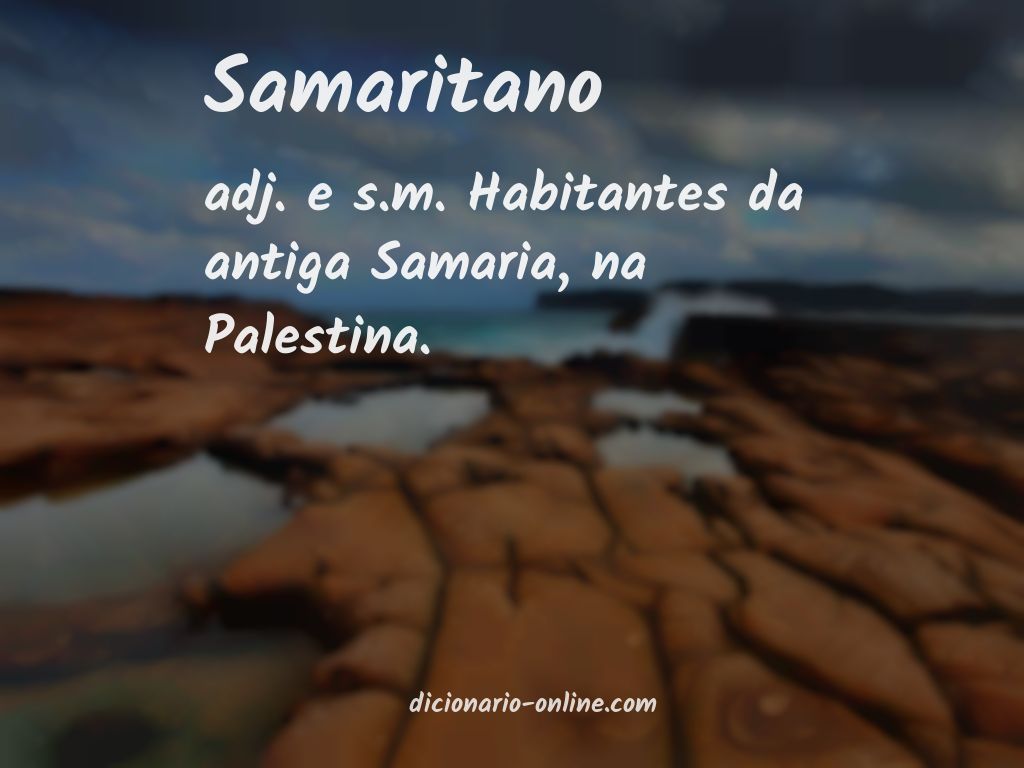 Significado de samaritano