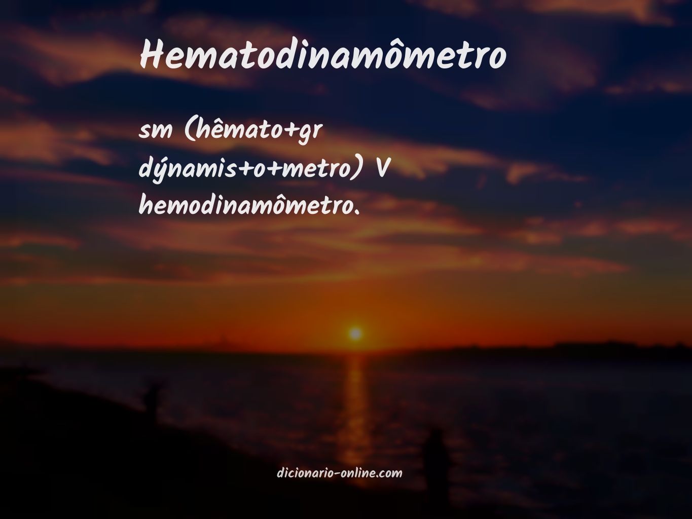 Significado de hematodinamômetro