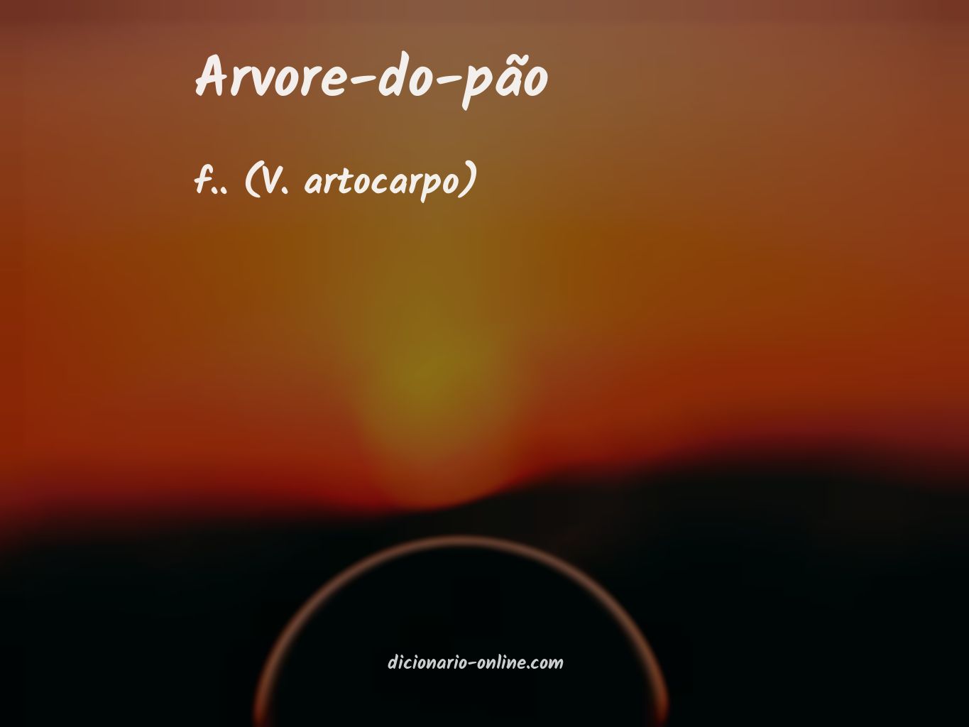 Significado de arvore-do-pão