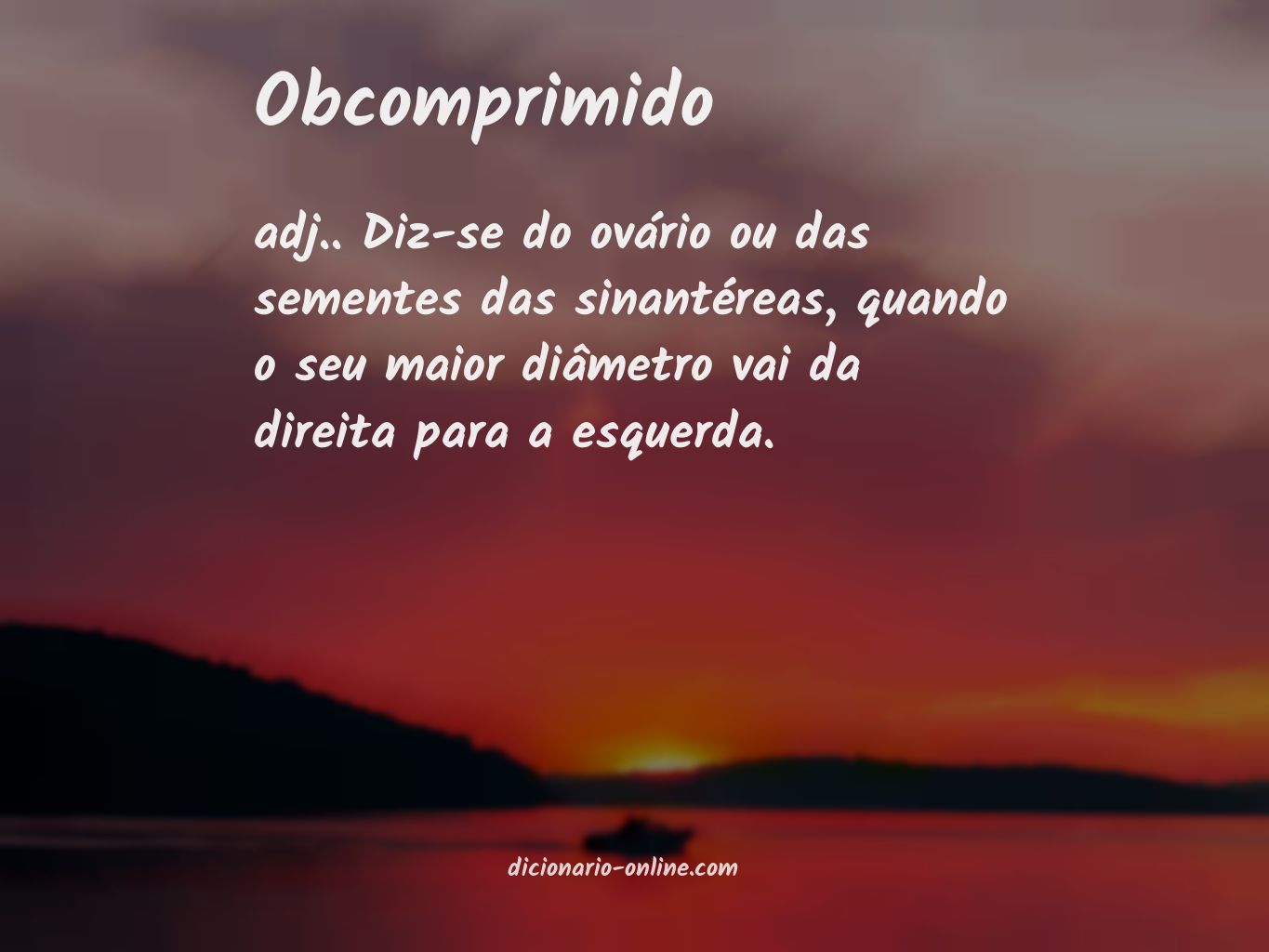 Significado de obcomprimido