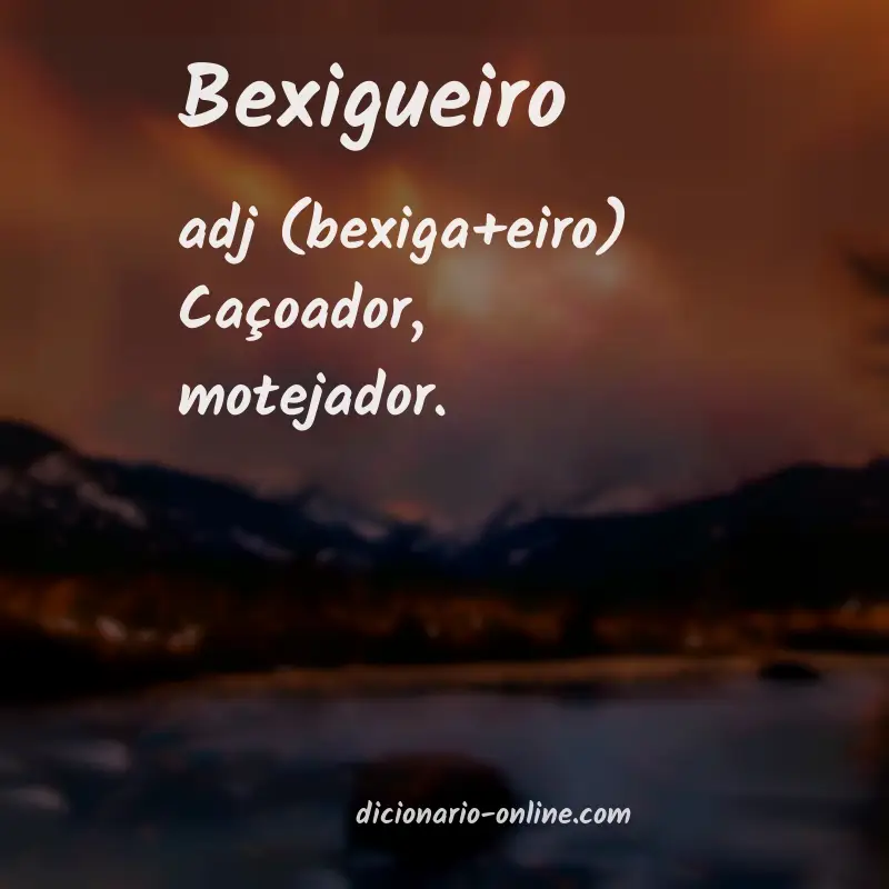 Significado de bexigueiro