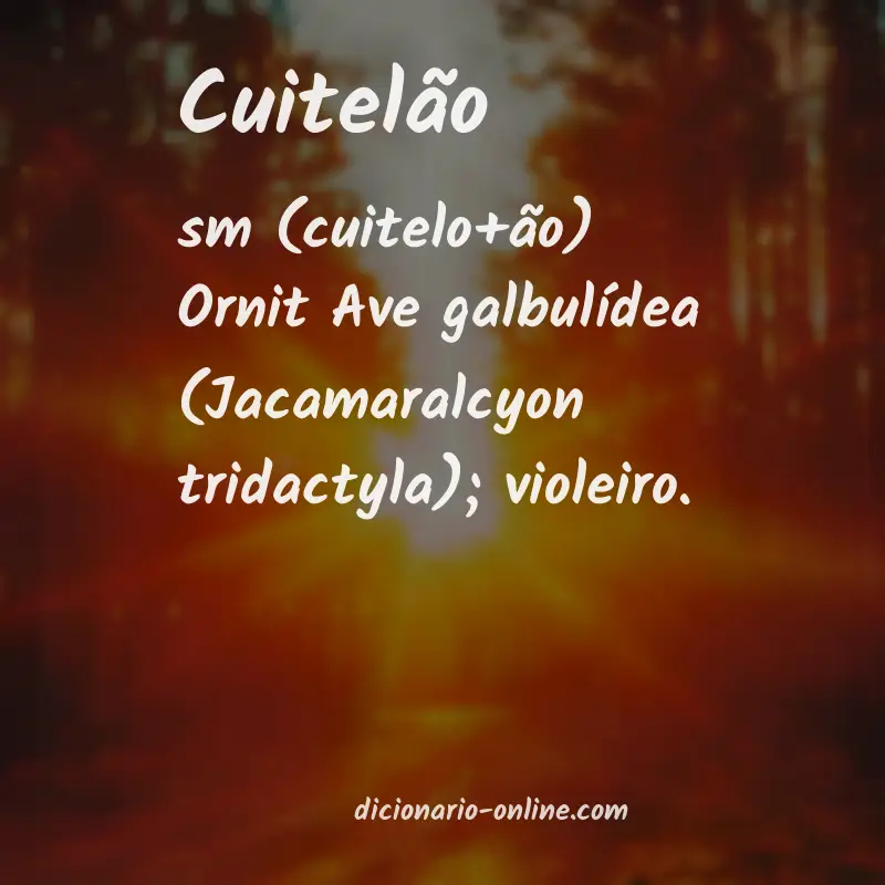 Significado de cuitelão