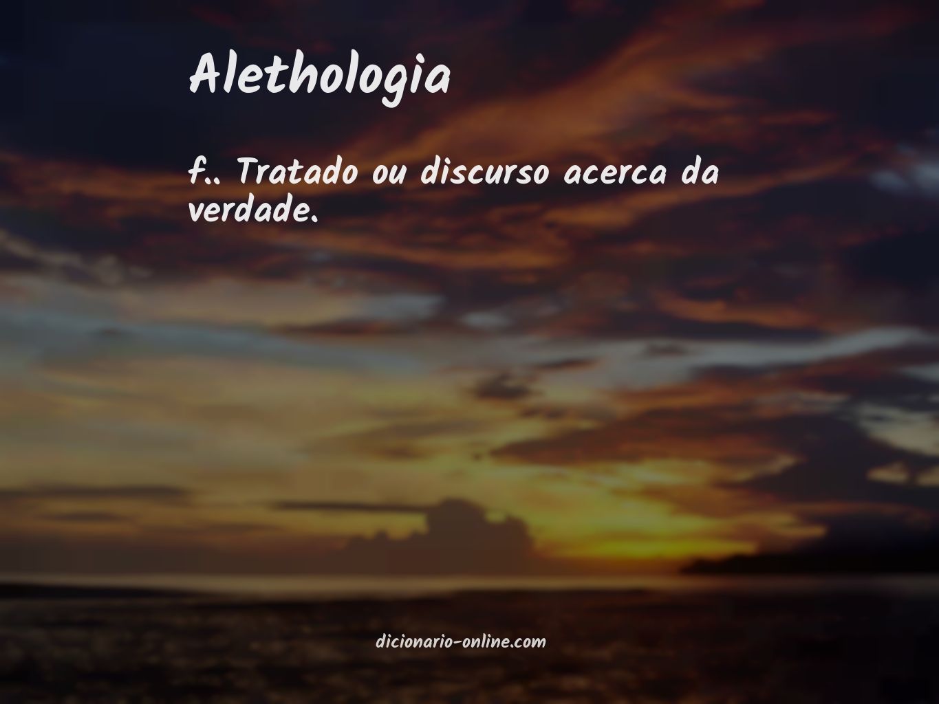 Significado de alethologia