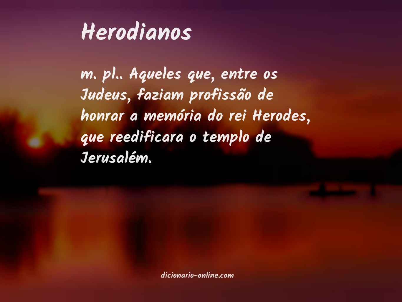 Significado de herodianos