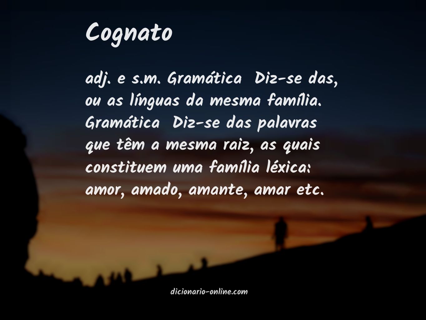 Significado de cognato