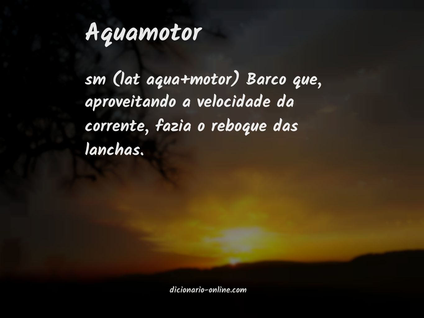 Significado de aquamotor